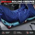 36" x 17" Ergonomic HDPE Automotive Creeper for Universal Use (200Lbs)