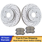 Ceramic Brake Pads and Front Rotors for Nissan Rogue (2014–2017)