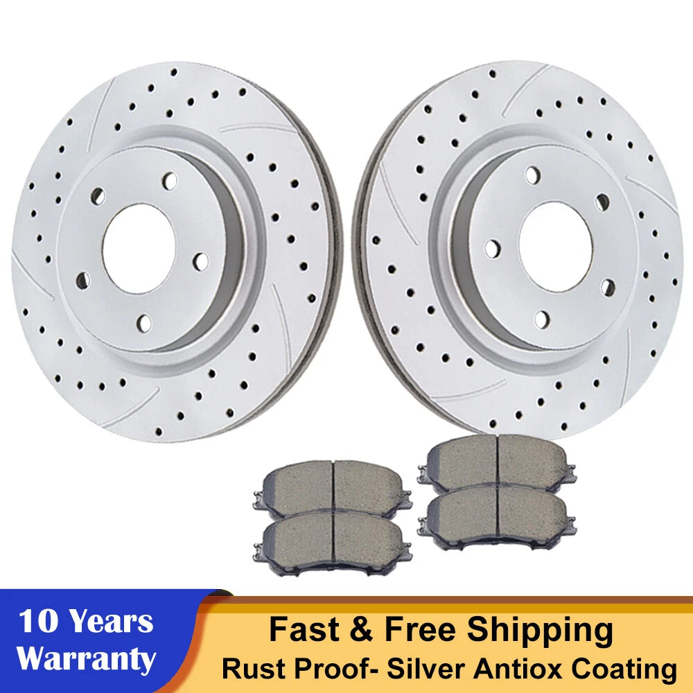 Ceramic Brake Pads and Front Rotors for Nissan Rogue (2014–2017)