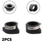 2X 28mm Intake Carb Boot Flange Manifold for 110 125 140 150 160cc Engine