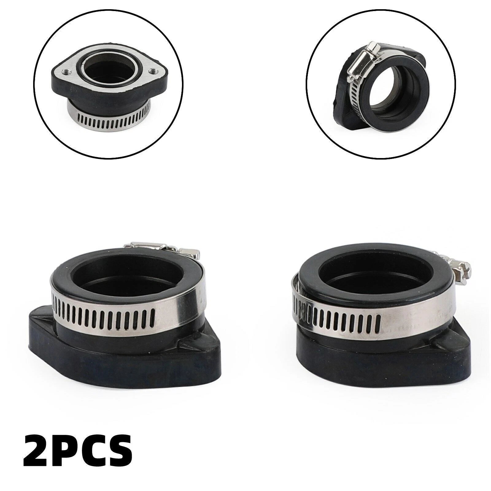 2X 28mm Intake Carb Boot Flange Manifold for 110 125 140 150 160cc Engine