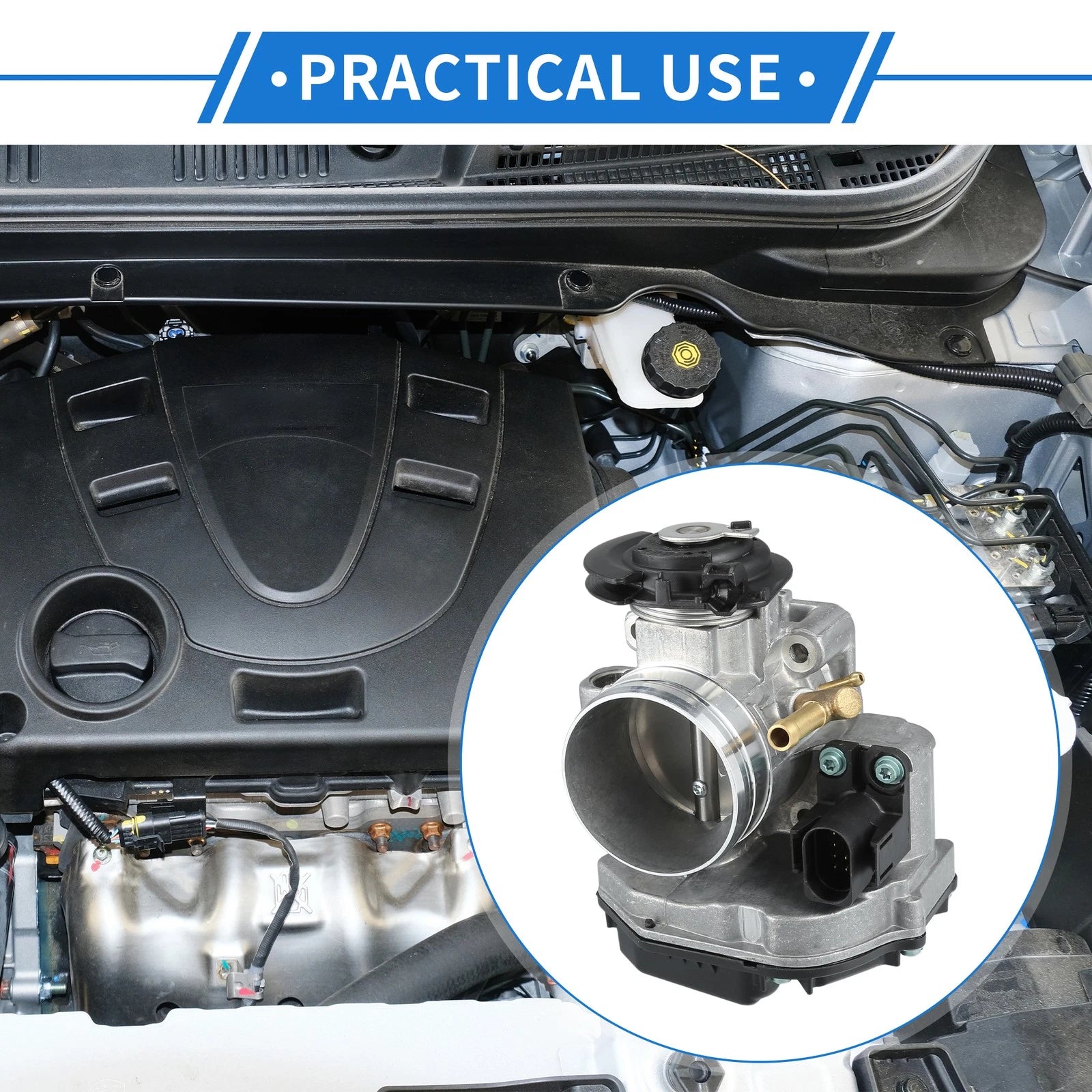 Throttle Body No.037-133-064-J for Volkswagen Cabrio 2.0L L4 (2000–2002)