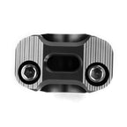 CNC Aluminum Handlebar Risers for Universal Clamp Mount (22-28mm) Black T9