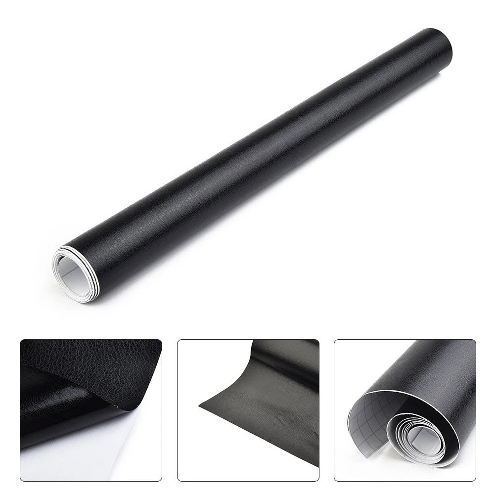 Leather Skin Textured Vinyl Wrap Sticker for Car Interior (12x40 Inch)