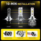 H7 LED Headlight Bulbs for [Make Model] (YYYY–YYYY) - 60000LM 6500K