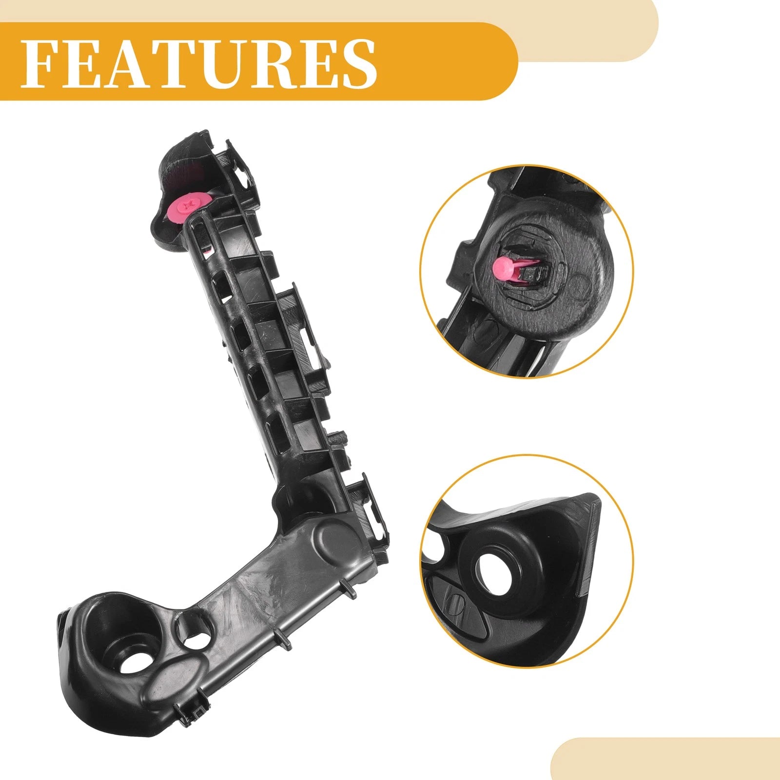 Set of 2 Front Bumper Support Brackets for Toyota Corolla (2019–2024)