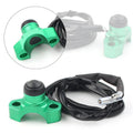 CNC Engine Stop Start Kill Switch Button for Dirt Bike Quad ATV Green