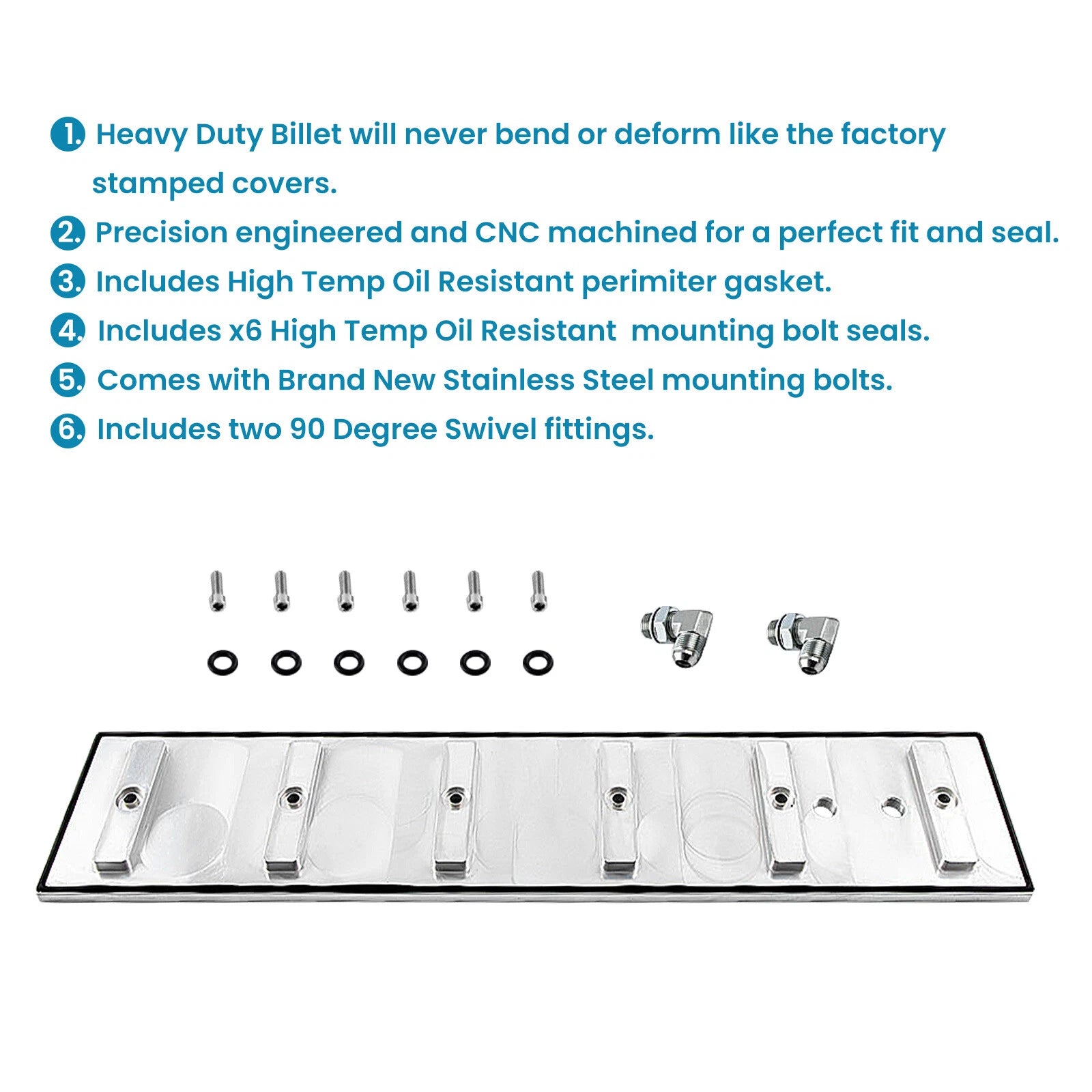Billet Tappet Cover Kit for Cummins Dodge Ram 5.9L 12v 24v Diesel (1989–2002)