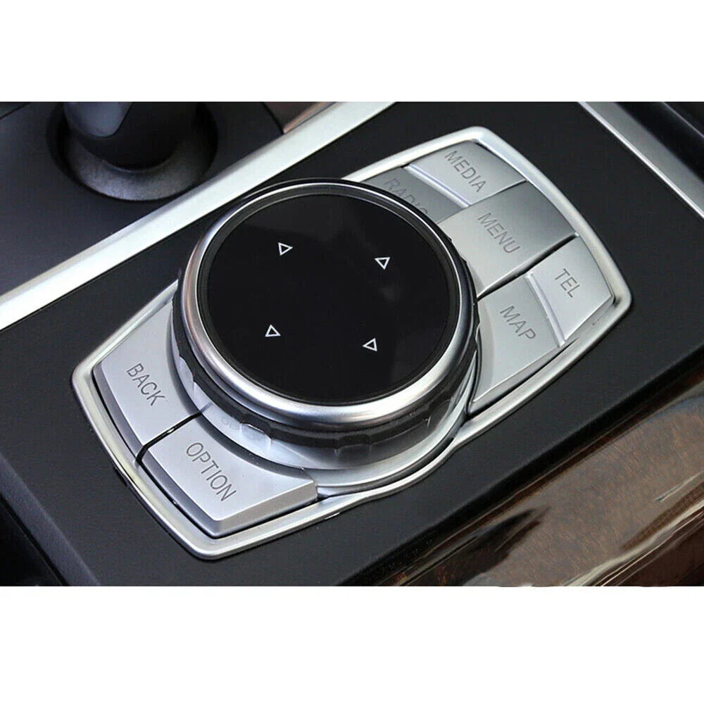 Multi-Media Control Knob Trim Cover for BMW 1/2/3/4/5/6/7 Series