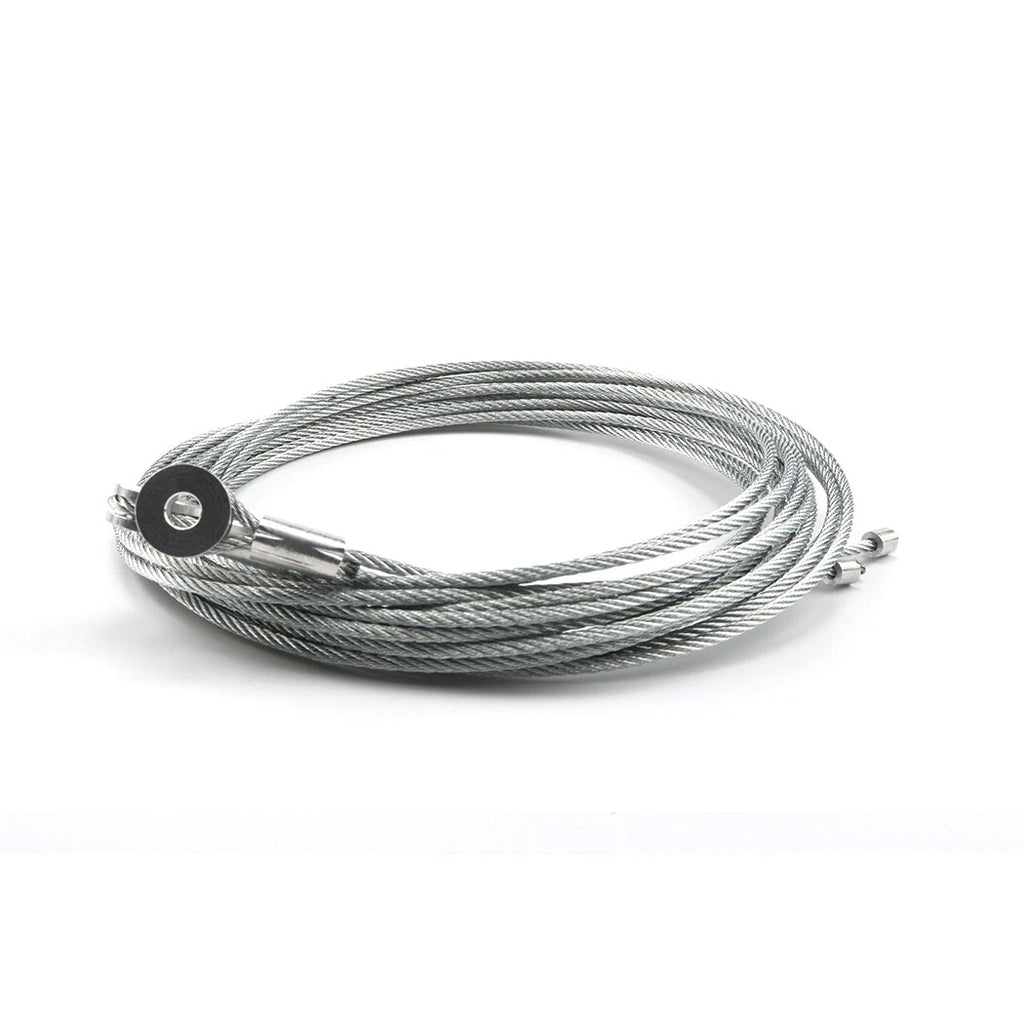 2X 150" Replacement Cable Wire for Enclosed Cargo Trailer Ramp Door Spring 12.5'