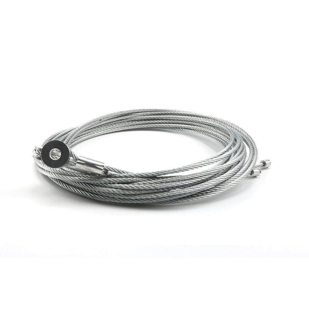 2X 150" Replacement Cable Wire for Enclosed Cargo Trailer Ramp Door Spring 12.5'