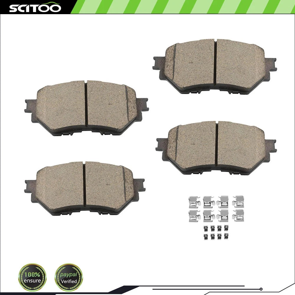2X Front Ceramic Brake Pads for Mazda 3 Sport (2014)