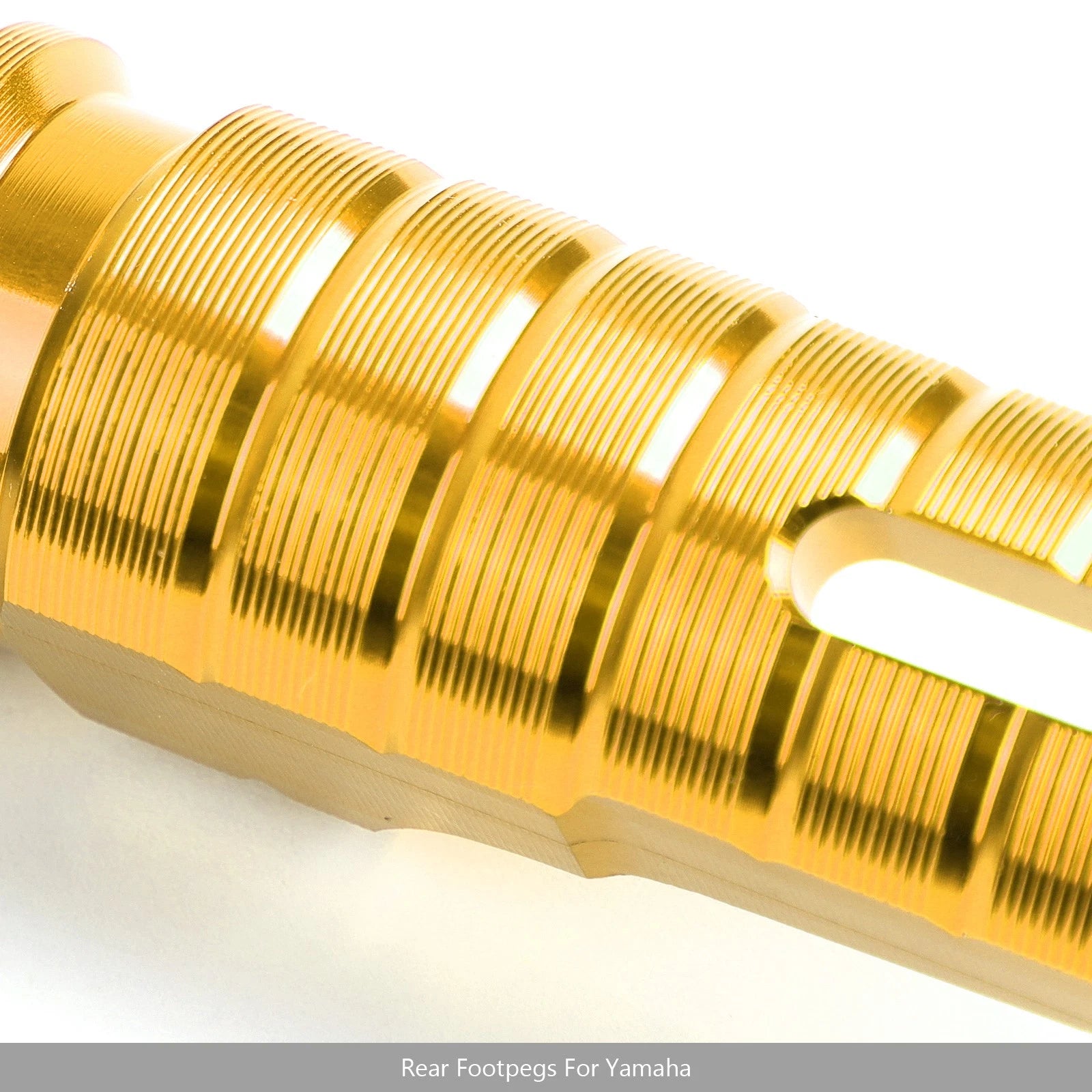 Rear Foot Pegs for Yamaha XJR1300, 1200, Tracer 900, YZF R3, R25, MT10, MT09 (2015–2023) - Gold