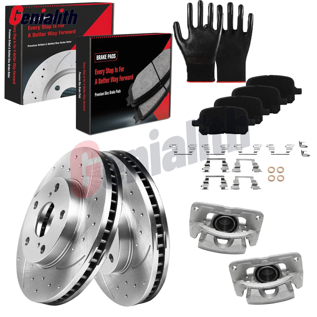 Front Disc Rotor Pads + Caliper Kits for Toyota Camry/Solara (1997–2003)