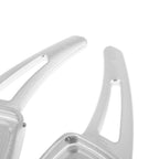 Pair Silver Tone Steering Wheel Shift Paddle for Audi A3 A4 A5 A8 S3 S5 Q5 (2010–2020)