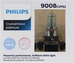 2X Headlight Bulbs 9008 for Philips CrystalVision Ultra (Year Range)