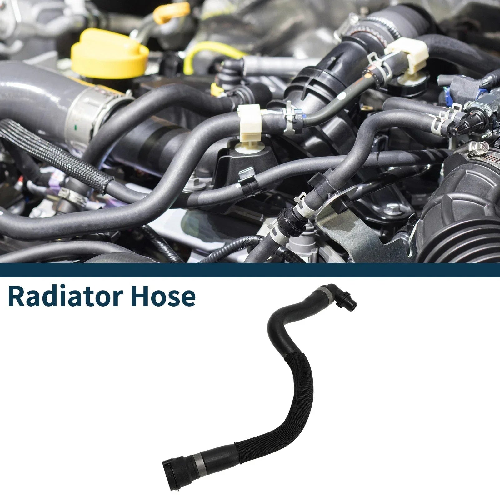 Radiator Heater Hose for BMW X5 (2008-2013) Coolant Hose Black