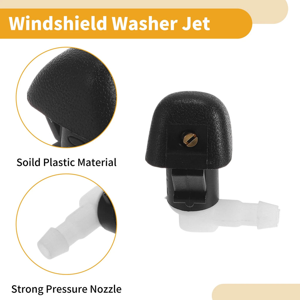 2 Pcs Front Windshield Washer Nozzle for Honda Odyssey (2005–2010) No.76810TK8A21