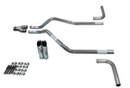 Dual Exhaust Kit for GMC Jimmy (1995–1999) - 2.5" Y Pipe, Slash Tips, Side Exit
