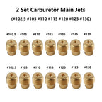 14pcs Carb Main Jets Set for Honda GX160 GX200 #102.5-#130