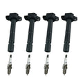 4X Ignition Coil & Iridium Spark Plug for Acura TSX L4 2.4L (2004–2008) UF417