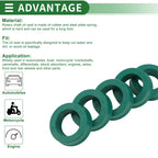 Set of 5 Oil Seal Rotary Shaft Seal 22x35x10mm High Pressure Green