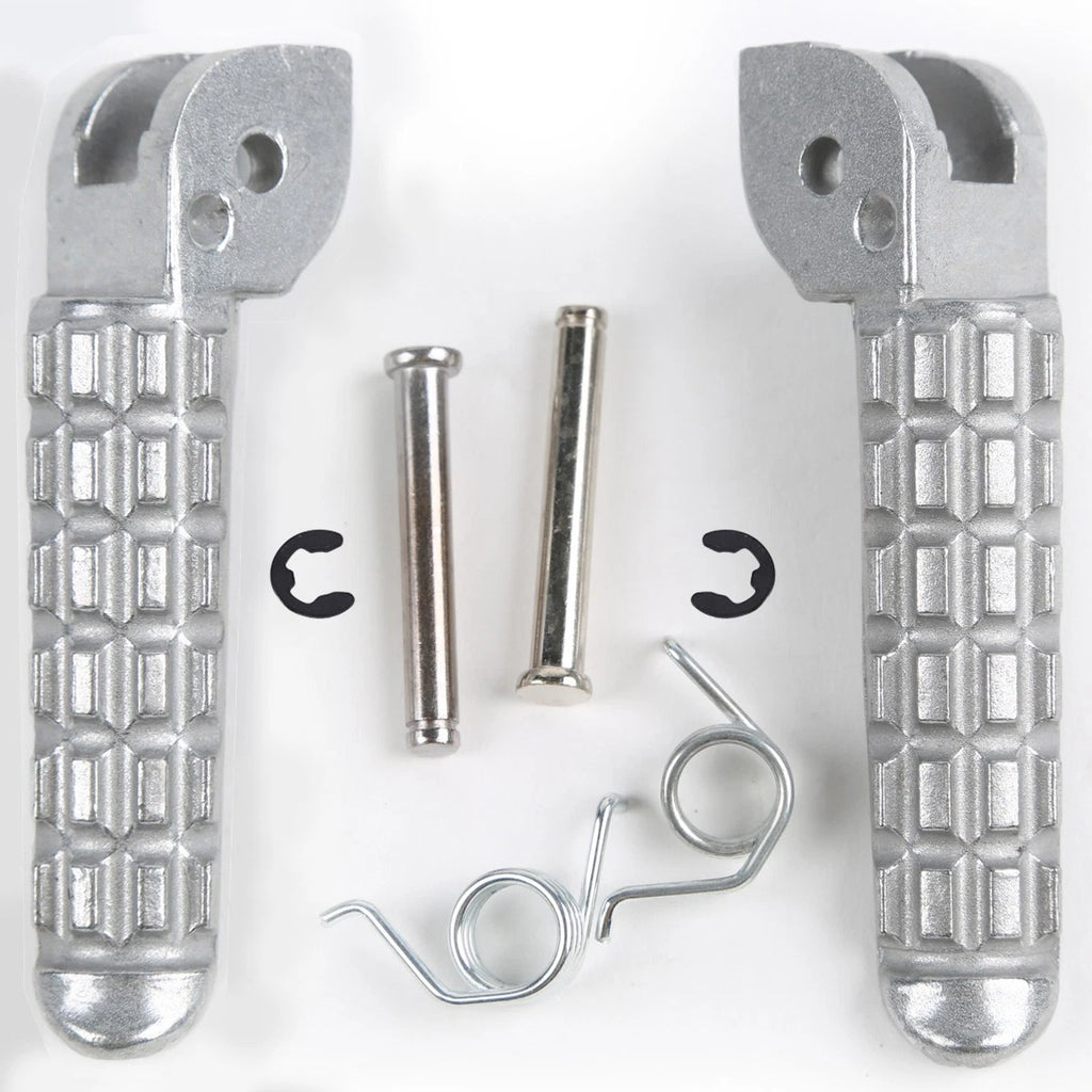 Silver Front Foot Pegs Mount for Ducati Monster 696 796 (2009–2014)