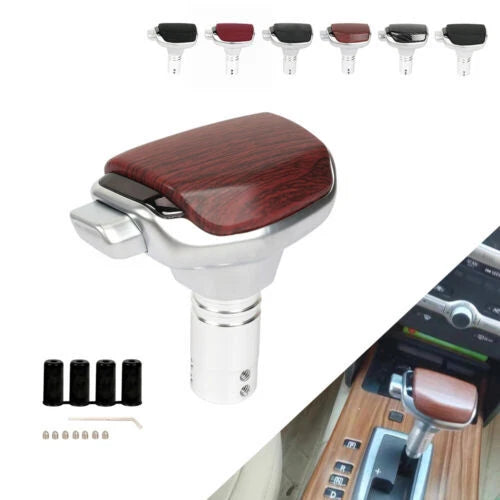 Universal PU Leather Gear Shift Knob for Automatic Transmission