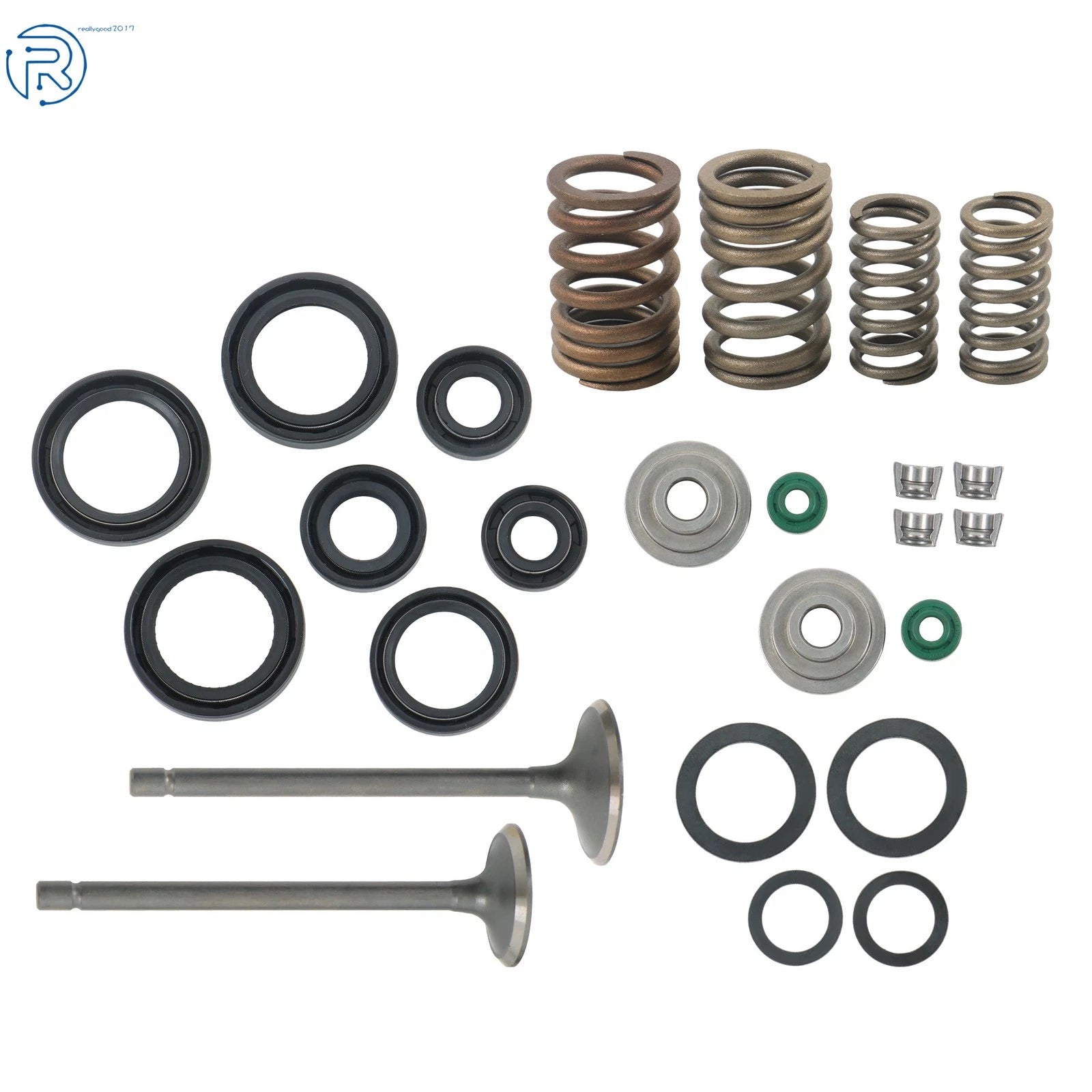 Engine Valve Kit with Oil Seal for Honda Recon 250 TRX250 (2002–2018)