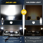 Set of 4 LED Festoon Bulbs for Universal Interior Dome Map License Light (31mm)