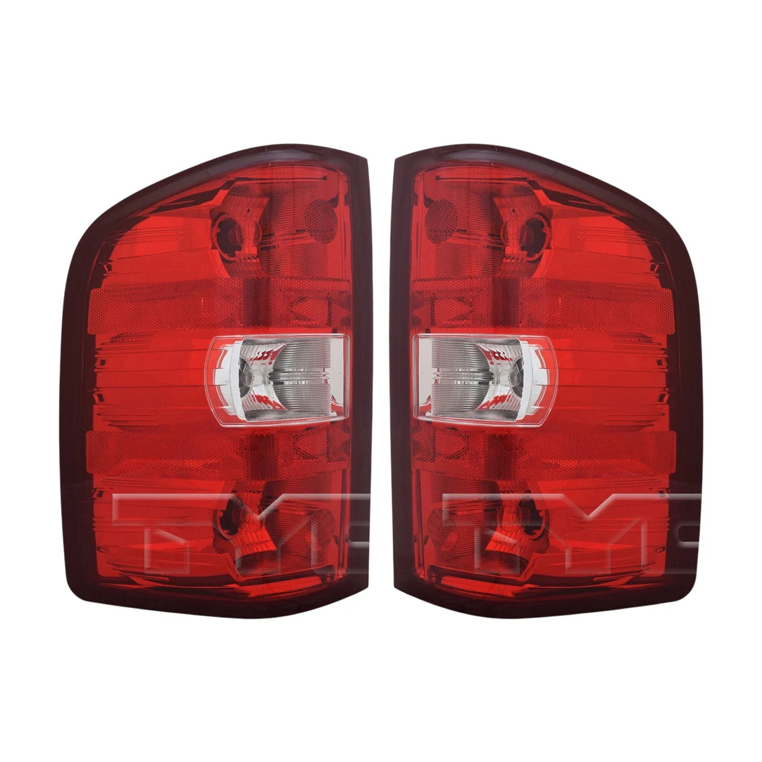 Set of 2 TYC Tail Light Lamp Assembly for Silverado 1500, Sierra 3500 HD