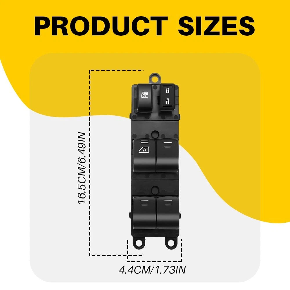 Power Window Switch for Nissan Frontier (2013–2019) Front Driver EXV