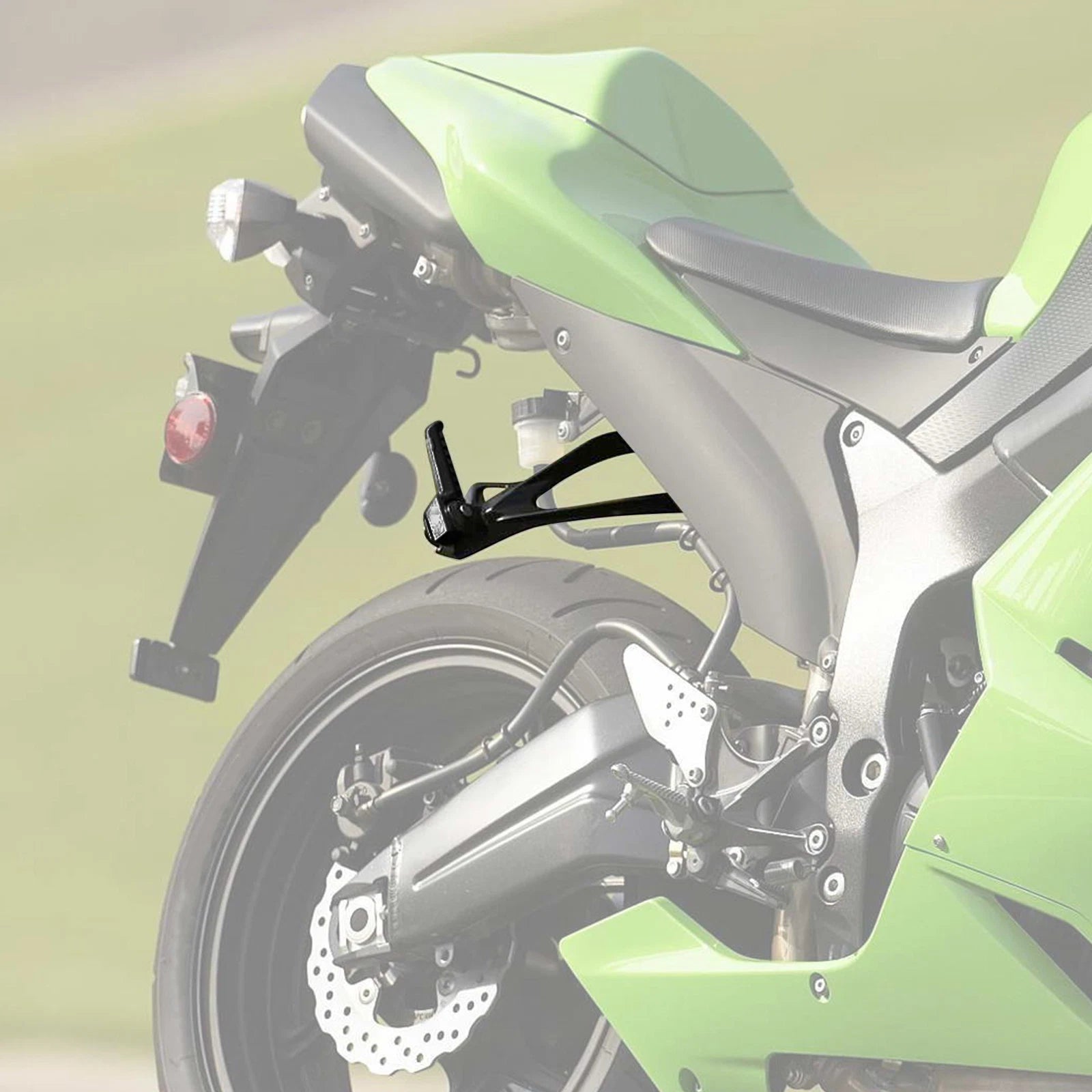 Rear Footrests Footpegs for Kawasaki Ninja ZX636 ZX6R (2005–2008)