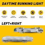 Set of 2 LED Daytime Running Lights for Mercedes C-Class (2012-2015)
