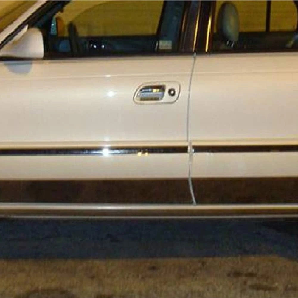 Luxury FX Stainless Left Rocker Trim 8pc for 1998–2004 Lincoln Continental