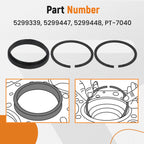 5.4" Bore Piston Ring Compressor w/ Anti-Polishing Ring for Cummins ISX QSX (2007–2023)