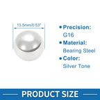 Set of 20 Precision 13.5mm Steel Ball Bearings G16