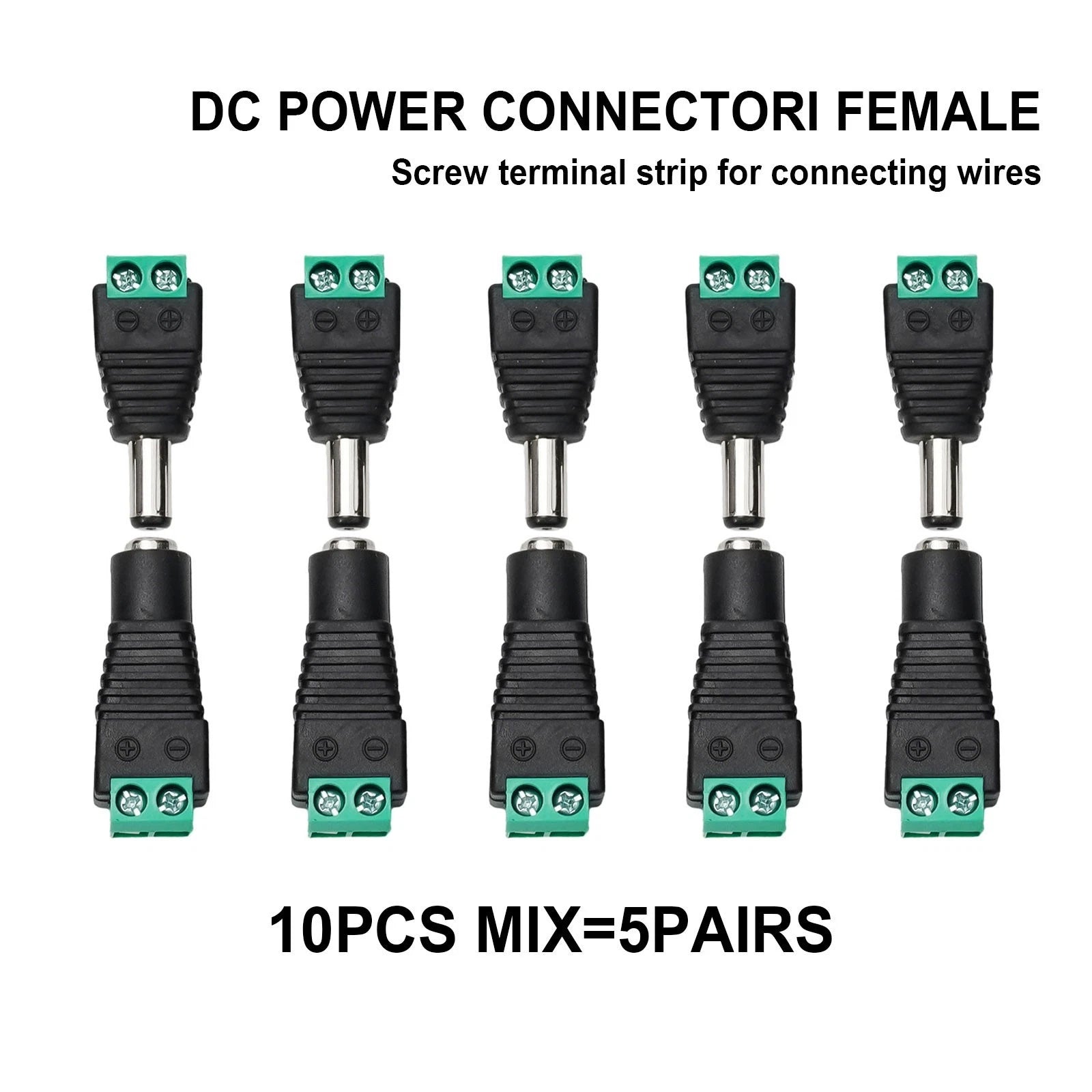 Male + Female Connector 2.1mm for Automotive Applications (381311mm)