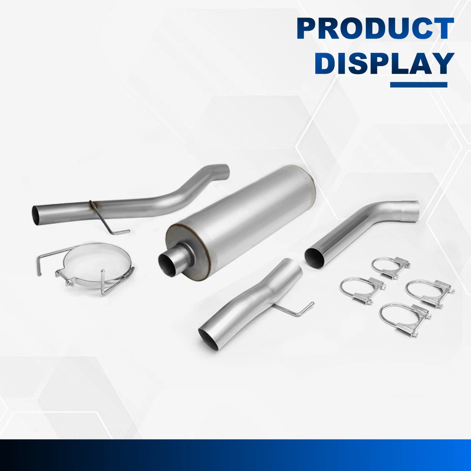 3" Stainless Racing Muffler for Ram 1500 5.7 V8 (2004–2005)