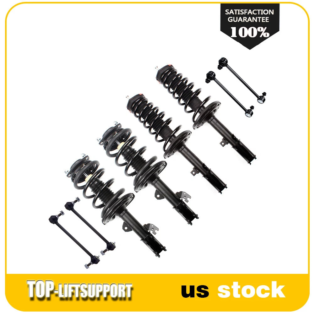 Set of 4 Struts with Coil Springs for Toyota Avalon (2006–2012)