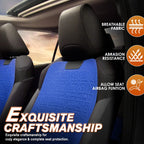 Front Row Bucket Seat Cover for Universal Fit (Protex Series) Blue