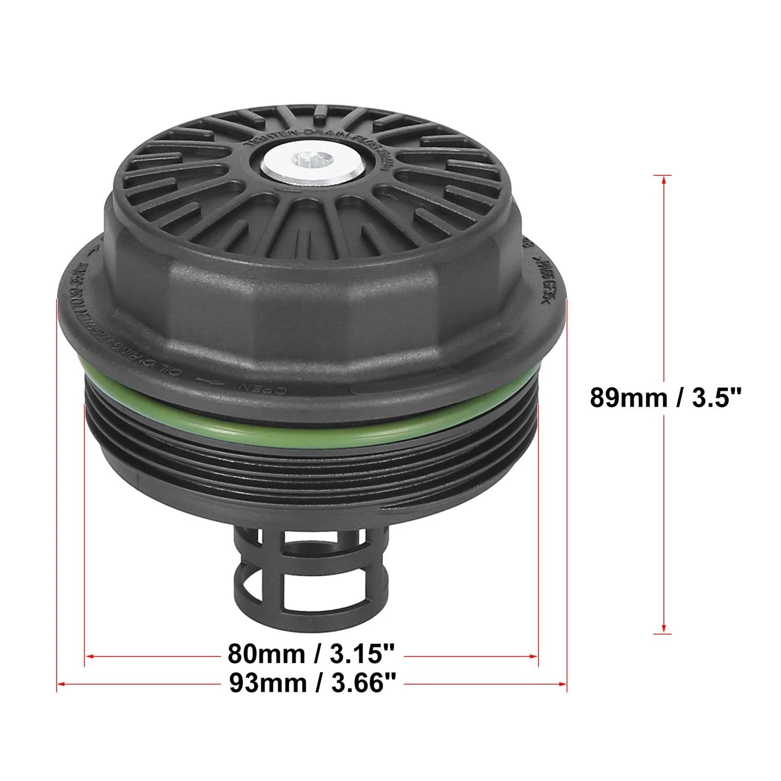 Oil Filter Cap Assembly for Ford Escape, Mazda 6, CX-7, Tribute (2001–2023)
