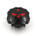 Black Skull Vented Fuel Gas Cap for Harley XL & Big Twin (1984–2015)