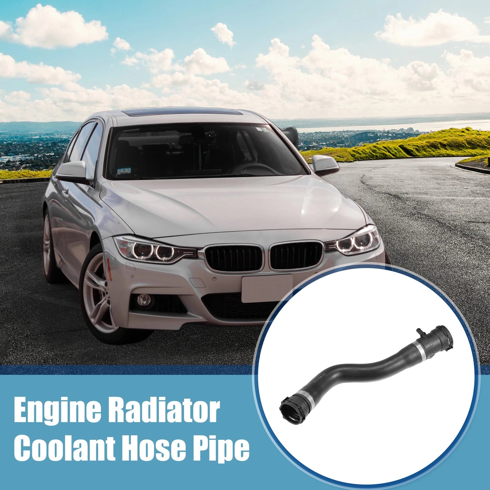 Engine Radiator Coolant Heater Hose for BMW 228i (2014–2016) No.17127596837