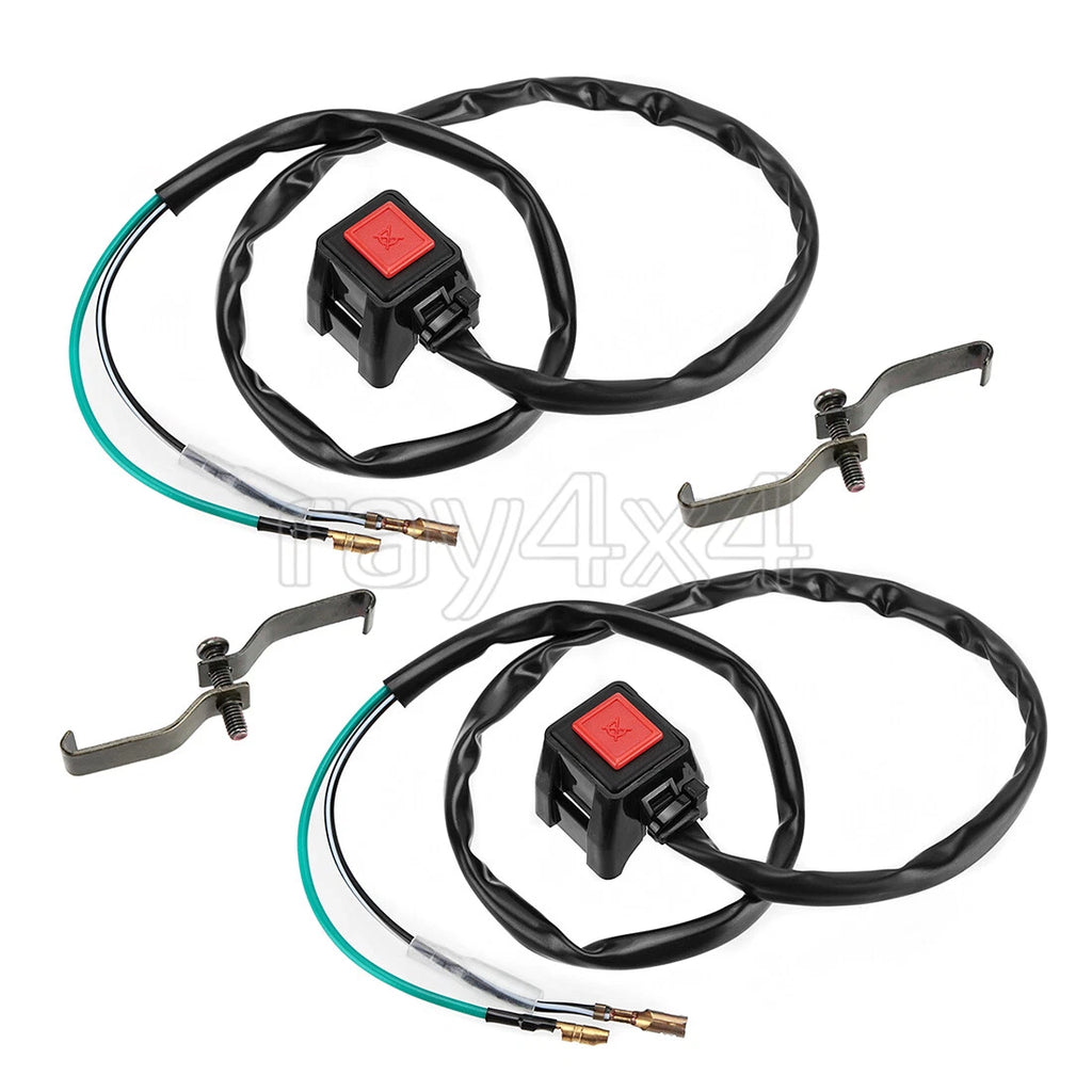 2 Kill Stop Switch for Yamaha YZ60 YZ80 YZ85 YZ100 YZ125 YZ250 YZ400 YZ426 YZ465 YZ490 (1977–2004)
