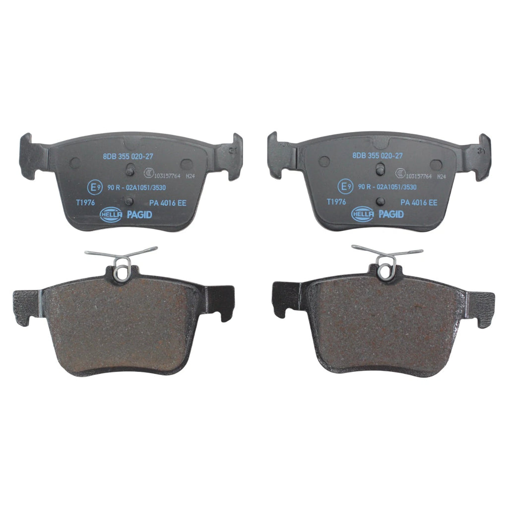 DuraGo Rear Rotors & Low-Met Disc Brake Pads Kit for Audi A3 Quattro (2015–2020)