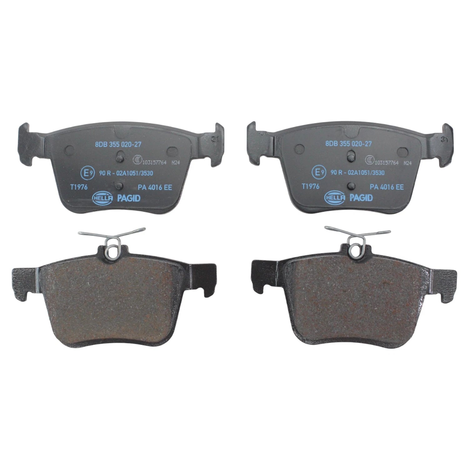 DuraGo Rear Rotors & Low-Met Disc Brake Pads Kit for Audi A3 Quattro (2015–2020)