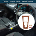 Center Console Panel Sticker for Mercedes-Benz GLA Class (2020-2021) Brown