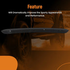 Carbon Black Roof Spoiler for Dodge Charger (2011–2023) ABS Direct Fit