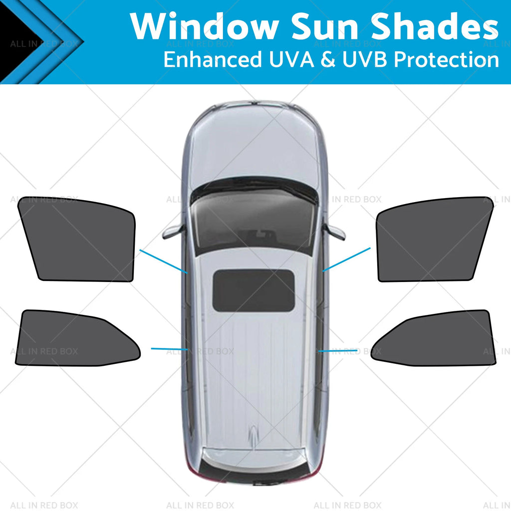 Set of 2 Magnetic Mesh Sun Blind Shades for Toyota Camry (2017–2025)